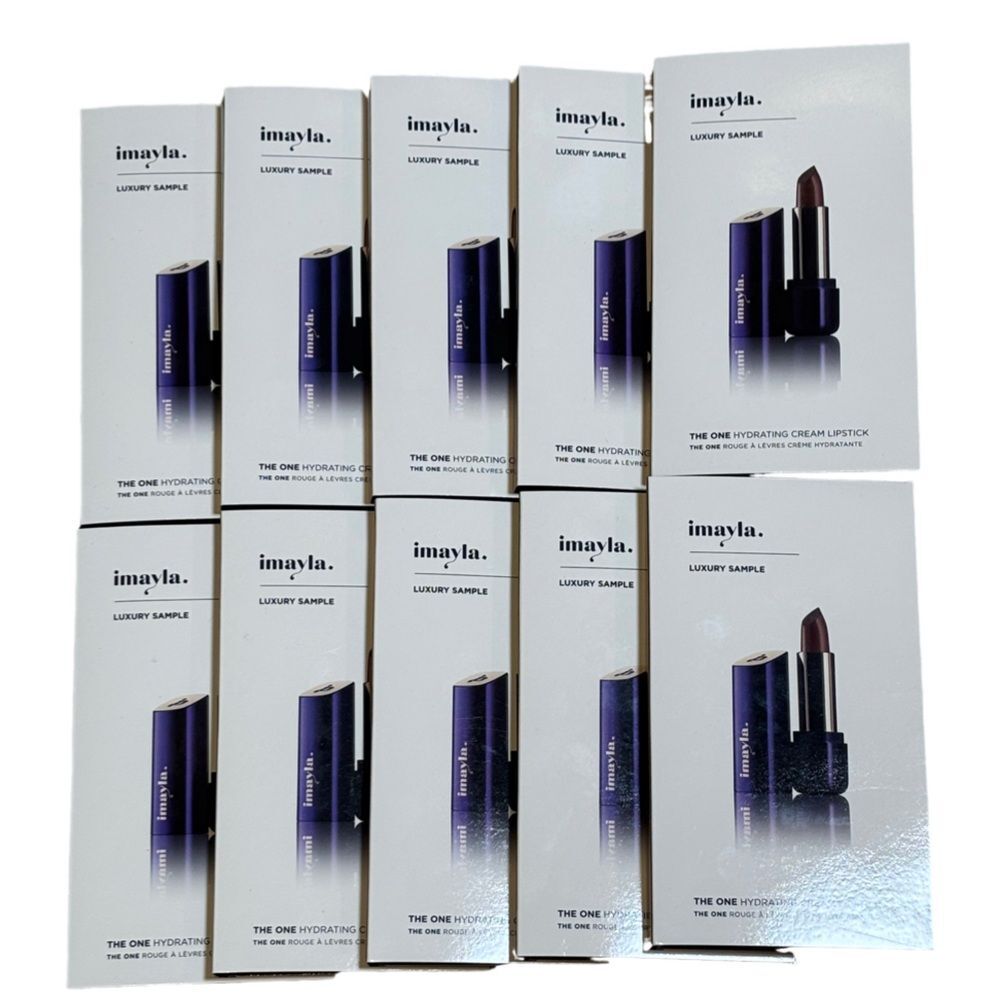 Imayla The One Hydrating Creme Lipstick Sampler Pack - Lot of 10